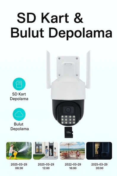 Venas Poe Girişli Ip & Ptz Güvenlik Kamerası - Resim 2