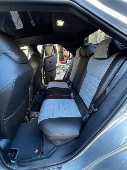 Toyota C-HR HYBRID Özel Dikim Koltuk Kılıfı - Resim 9