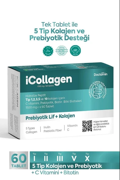 Doctamin iCollagen 1500 mg 60 Tablet ürün görseli