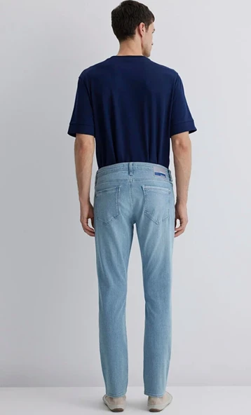 Mavi M0042287127 Jake Premium Blue Puslu Açık Mavi Jean Pantolon Erkek Kot Pantolon - Resim 6