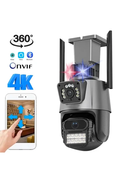 Venas Ultra Hd Dijital Zoomlu Polis Çakarlı Wifi Güvenlik Kamerası ürün görseli