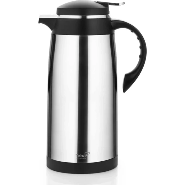 1.3 lt İçi Cam Dışı Çelik Termos ürün görseli 1