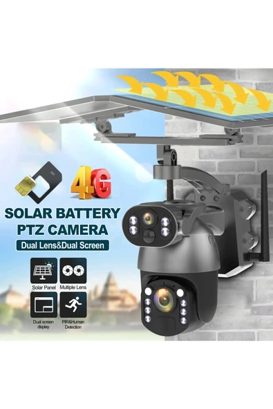 Venas Güneş Panelli Sim kartlı 20X Optik Zoom Güvenlik kamerası ürün görseli