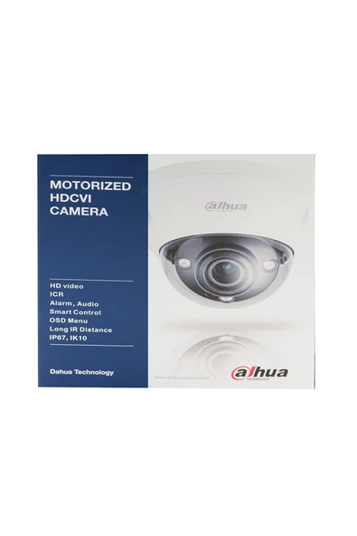 DAHUA 8MP 4K Metal Kasa Motorlu HDCVI Dome Dış Mekan Güvenlik Kamerası, - Resim 2