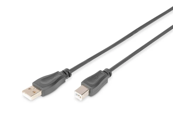 Digitus Yazıcı Kablosu Zırhlı Siyah USB 2.0 (3m) ürün görseli 1
