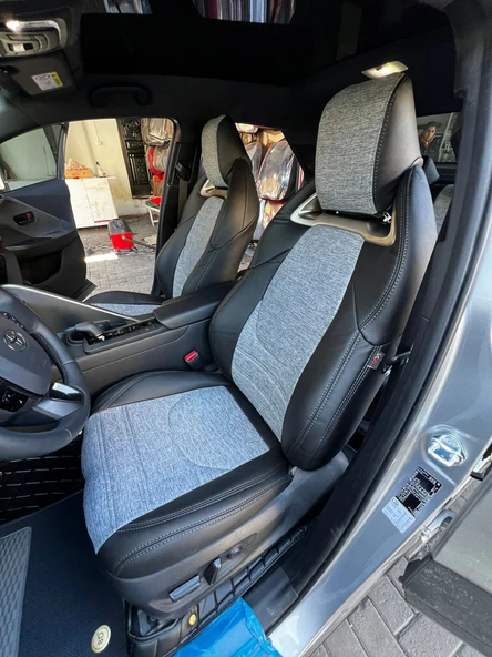 Toyota C-HR HYBRID Özel Dikim Koltuk Kılıfı - Resim 7