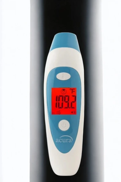 AC-9280 Kulaktan Ateş Ölçer, Alından Ateş Ölçer, Çantalı, 3 Renk Ekran, Yüksek Hassasiyet - Resim 4