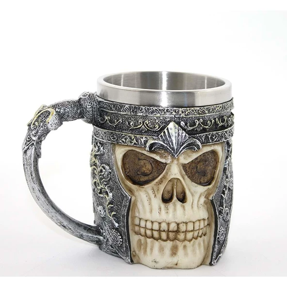 Paslanmaz Çelik Şovalye Kupa Bardak - Resim 2