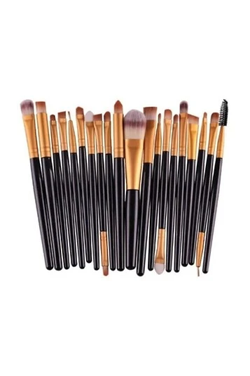 20'li Profesyonel Yumuşak Makyaj Fırça Seti - Resim 2