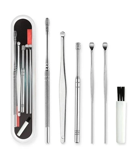 6 Parça Paslanmaz Çelik Kulak Temizleyici ürün görseli 1