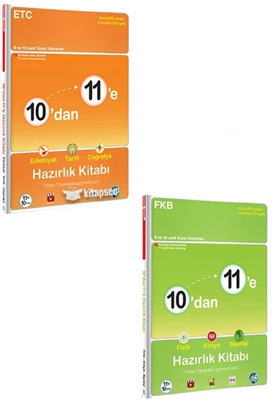 Tonguç 10 Dan 11 E Fizik Kimya Biyoloji Hazırlık Kitabı ürün görseli 1