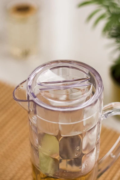 Arkilik Allegra 1,5 Lt Şeffaf Sürahi (Buzdolabı Kapak Rafına Sığar) - Resim 3