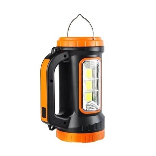 3w+15w Uzun Menzilli Solar Güneş Panelli Ultra Güçlü Ledli Şarjlı Fener ürün görseli 1