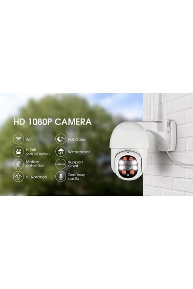 RADEX Ergonomik ve Ekonomik Fiyatlı Full HD Hareketli Dış Mekan Güvenlik kamerası - Resim 2