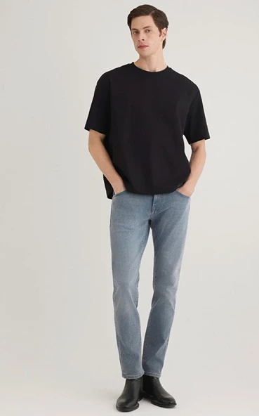 Mavi M0042289558 Jake Mavi Black Vintage Mavi Jean Pantolon Erkek Kot Pantolon - Resim 2