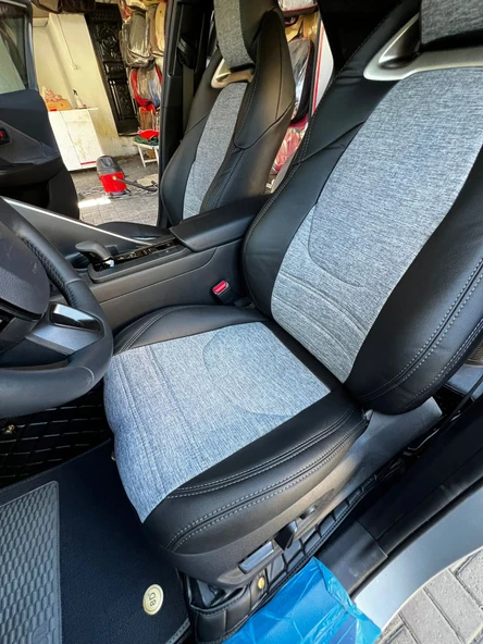 Toyota C-HR HYBRID Özel Dikim Koltuk Kılıfı - Resim 10