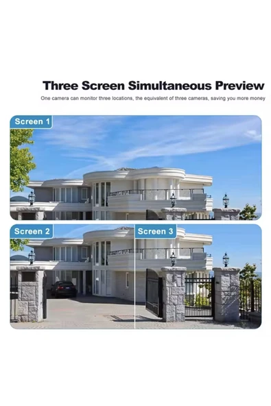 Venas 3 Kameralı 4g Sim Kart Ile Ve 12 Volt Adaptör Ile Çalışan 9mp Telefona Kurulan Güvenlik Kamerası - Resim 4