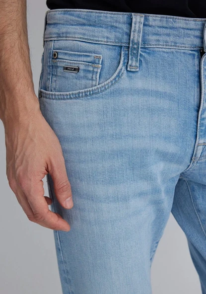 Mavi M0042289803 Jake Mavi Pro Açık Mavi Jean Pantolon Erkek Kot Pantolon - Resim 6