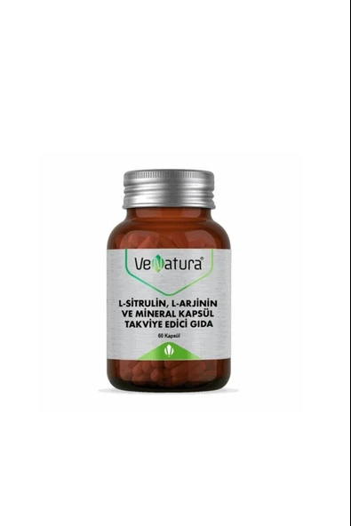 VeNatura L-Sitrulin, L-Arjinin ve Mineral 60 Kapsül ürün görseli