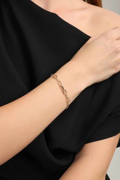 Altın Ataç Bileklik Forse Detay 18-20 cm - Resim 2