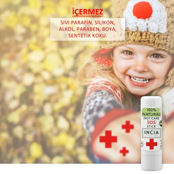 İncia Doğal SOS Stick 6 Gr - Resim 3