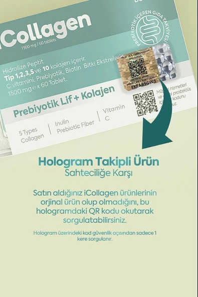 Doctamin iCollagen 1500 mg 60 Tablet - Resim 2