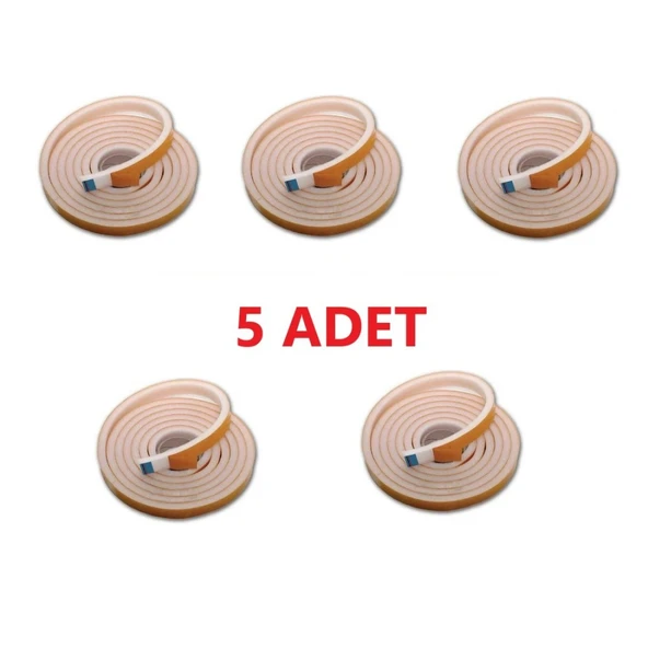 5 Adet 9 Metre Pencere Izolasyon Bandı Yapışkanlı Cam Yalıtım Süngeri Rüzgar Soğuk Kesici ürün görseli 1