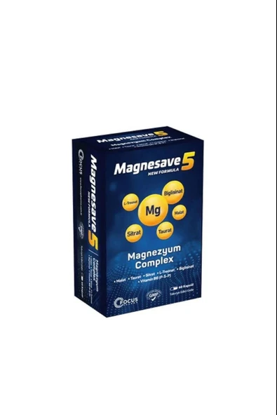 Magnesave 5 Magnezyum 60 Kapsül ürün görseli