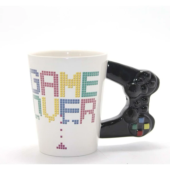 Game Over Porselen Kupa Bardak ürün görseli 1