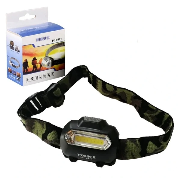 Police Pc-1917 Cob 3xaaa Pilli Led Kafa Feneri ürün görseli 1