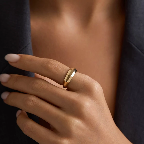 Golden Touch Altın Yüzük - Resim 3