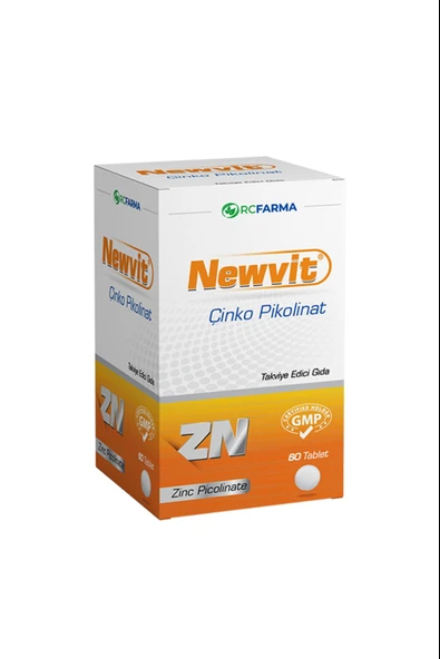 Newvit Çinko Pikolinat 60 Tablet ürün görseli