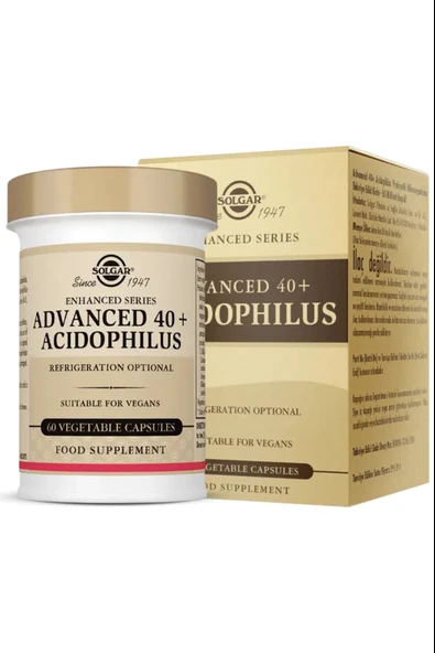 Solgar Advanced 40+ Acidophilus 60 Kapsül ürün görseli