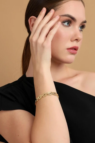 Prestij Gurmet Bileklik İtaly Kilit 19 cm En 10 mm ürün görseli 1