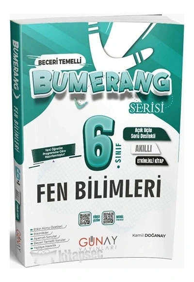 *KAMPANYA*GÜNAY 6.SINIF FEN BİLİMLERİ AKILLI ETKİNLİKLİ KİTAP ürün görseli