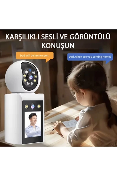 Venas Monitörlü Bebek ve Evcil Hayvan Güvenlik Kamerası - Resim 3