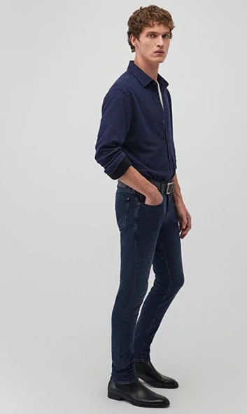 Mavi M0042482944 James 90lar Tokk Mürekkep Jean Pantolon Erkek Kot Pantolon - Resim 4