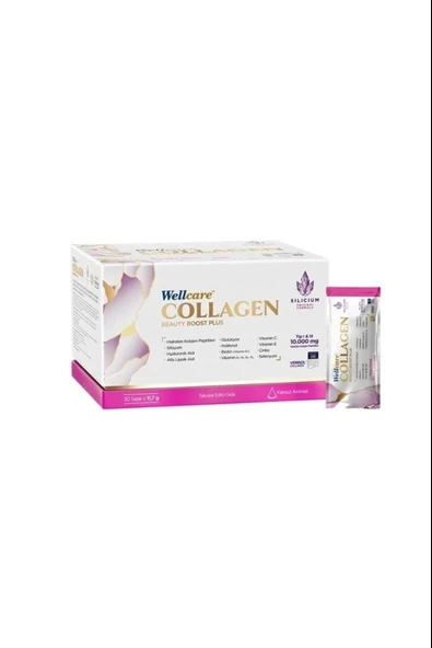 Wellcare Collagen Beauty Boost Plus 10.000 mg Karpuz Aromalı 30 Saşe ürün görseli
