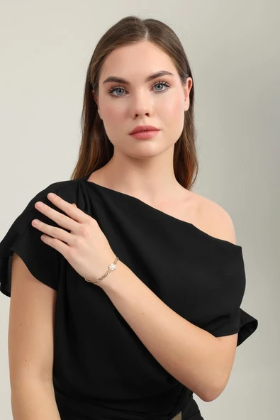 Gurmetli Yonca Bileklik 19 cm En 4 mm ürün görseli 1