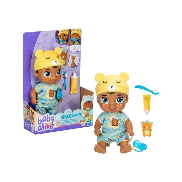 F9967 Baby Alive Lil Dreamer Snoozer Bear Uykucu Bebek +3 yaş ürün görseli
