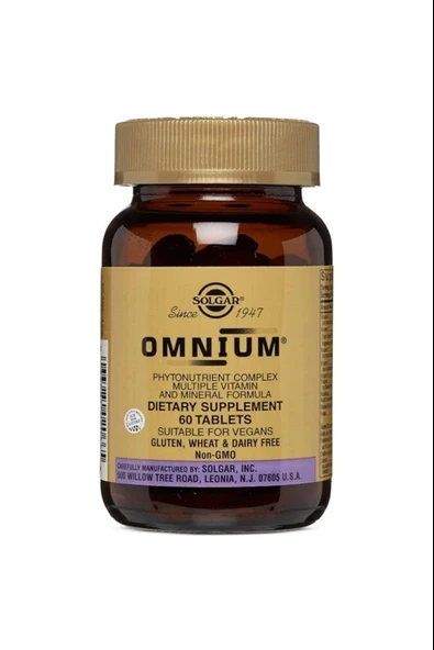 Solgar Omnium 60 Tablet ürün görseli