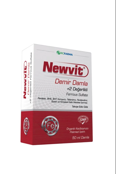 Newvit Demir Damla 50 ml ürün görseli