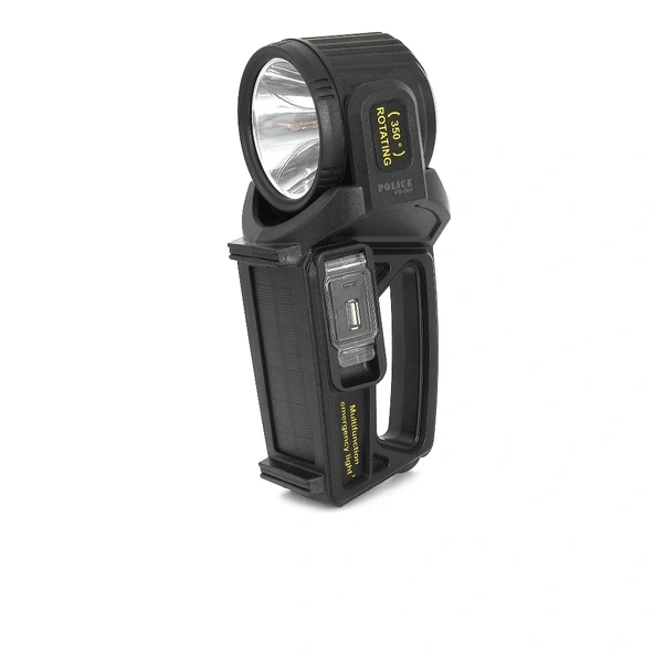 Police Ps-384 Şarjlı Güneş Enerjili Spot Fener - Resim 5