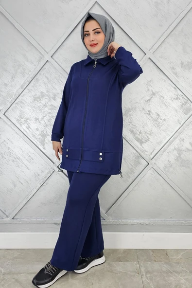 KADIN FERMUARLI ÇIT ÇITLI TESETTÜR TAKIM - Resim 5