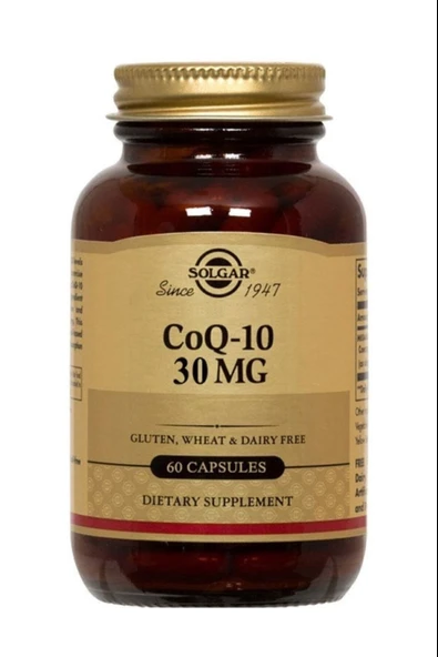 Solgar Coenzyme Q-10 30 mg 60 Kapsül ürün görseli