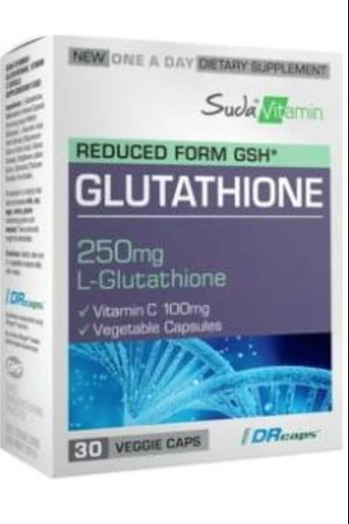 Suda Vitamin Glutathione 250 Mg 30 Vegan Kapsül ürün görseli