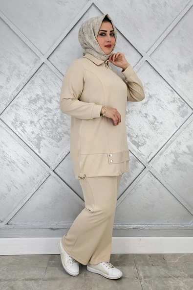 KADIN FERMUARLI ÇIT ÇITLI TESETTÜR TAKIM ürün görseli