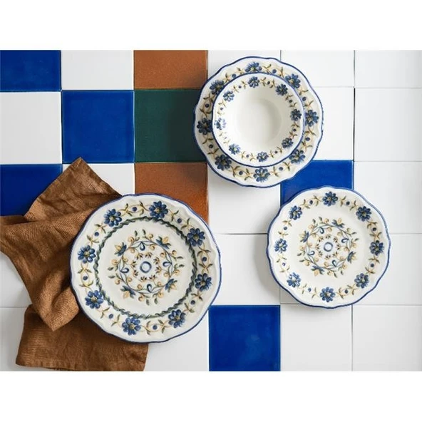 Porser Tuscon Bloom Fulya Yemek Seti 24 Parça ürün görseli