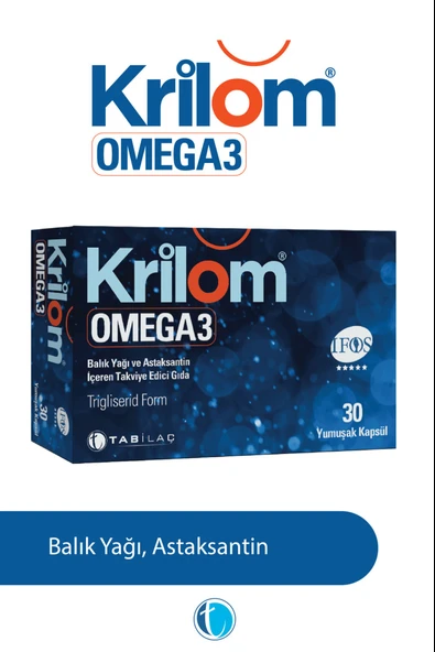 Krilom Omega-3 30 Yumuşak Kapsül ürün görseli 1
