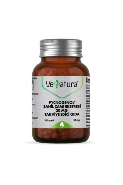 Venatura Pycnogenol Sahil Çamı Ekstresi 30 mg 30 Kapsül ürün görseli